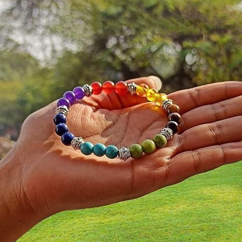 7 Chakra Stones Bracelet (Pack of 2)