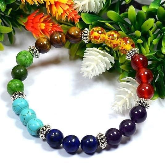 7 Chakra Stones Bracelet (Pack of 2)