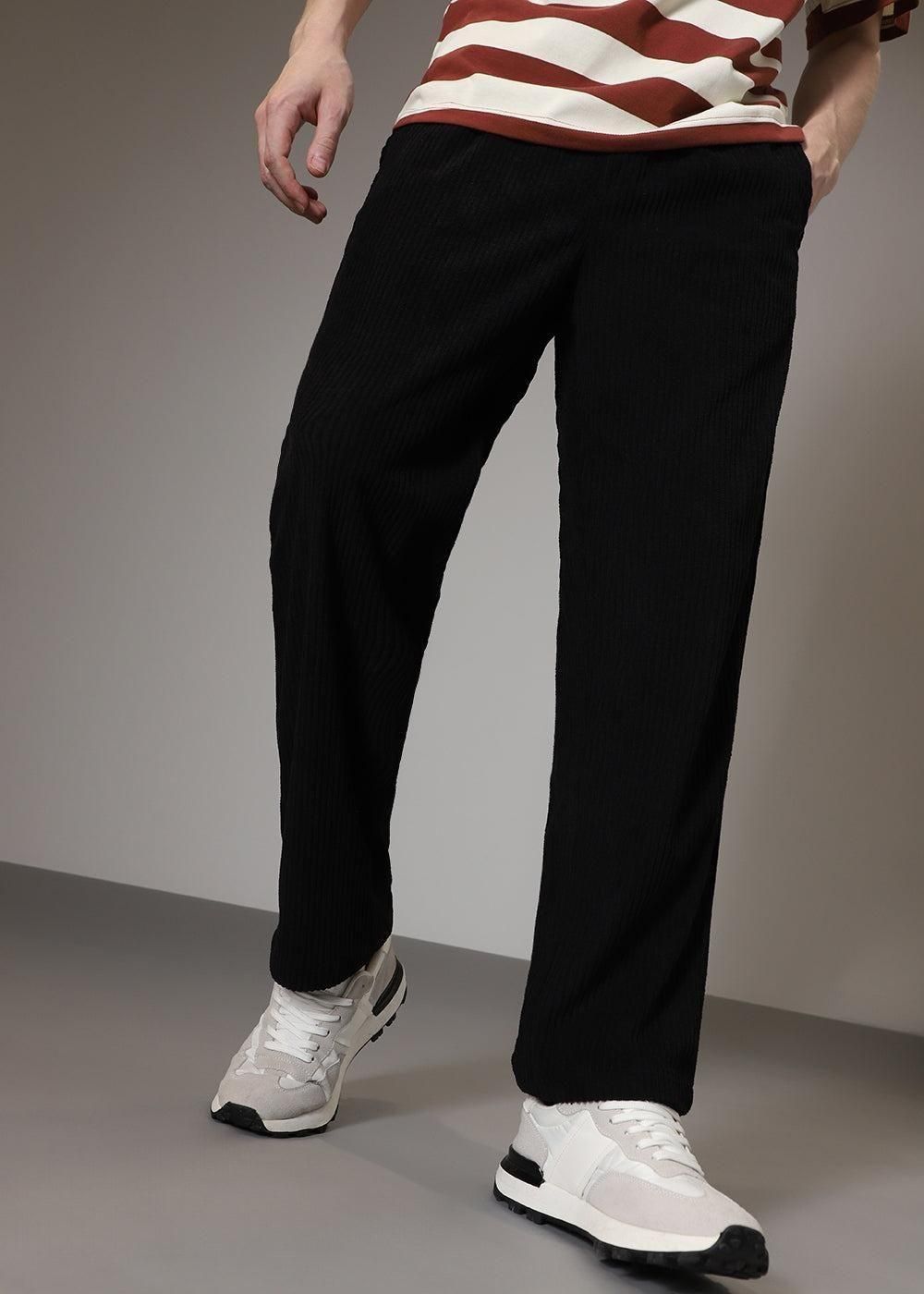 Men's Corduroy Fabric Stylish Pants(Combo of 2)